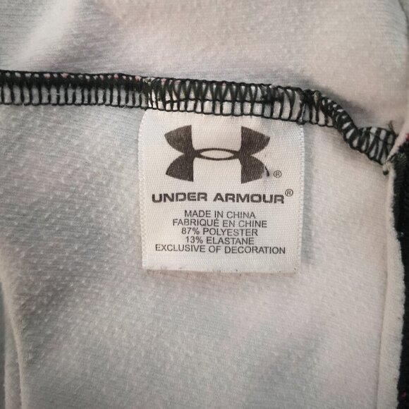 Under Armour Ladies Size Medium Pink Brown Green V-neck Long Sleeves Rash Guard - Picture 6 of 11